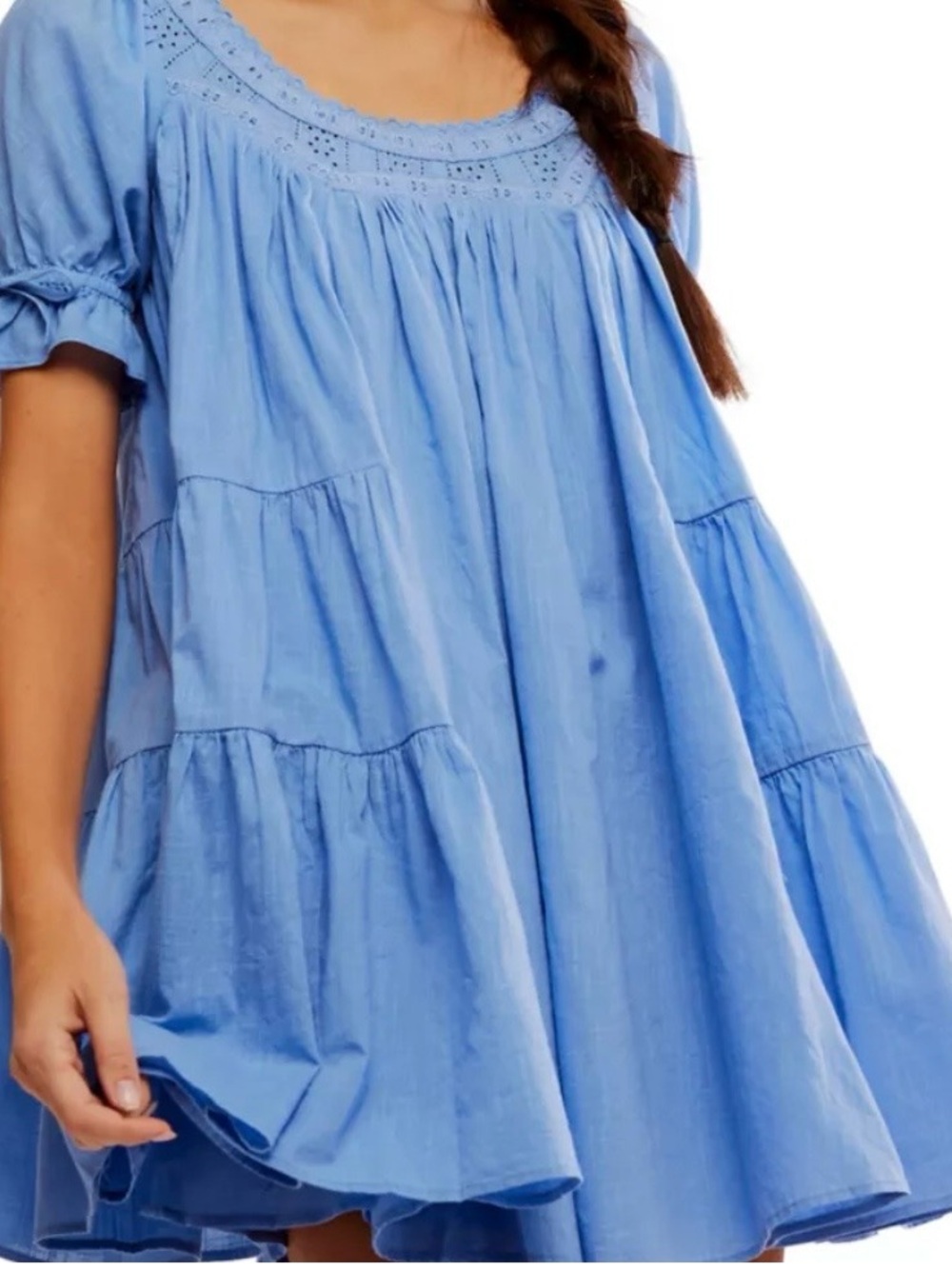 Free People Sandy Shores Babydoll Dress NWOT